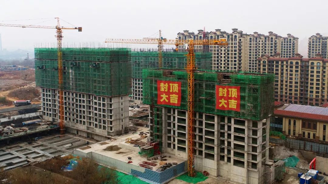 封顶准现房丨金山壹号二期4.0新品喜封金顶,触摸真实的幸福