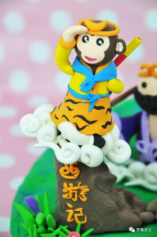 超轻粘土西游记师徒四人作品欣赏