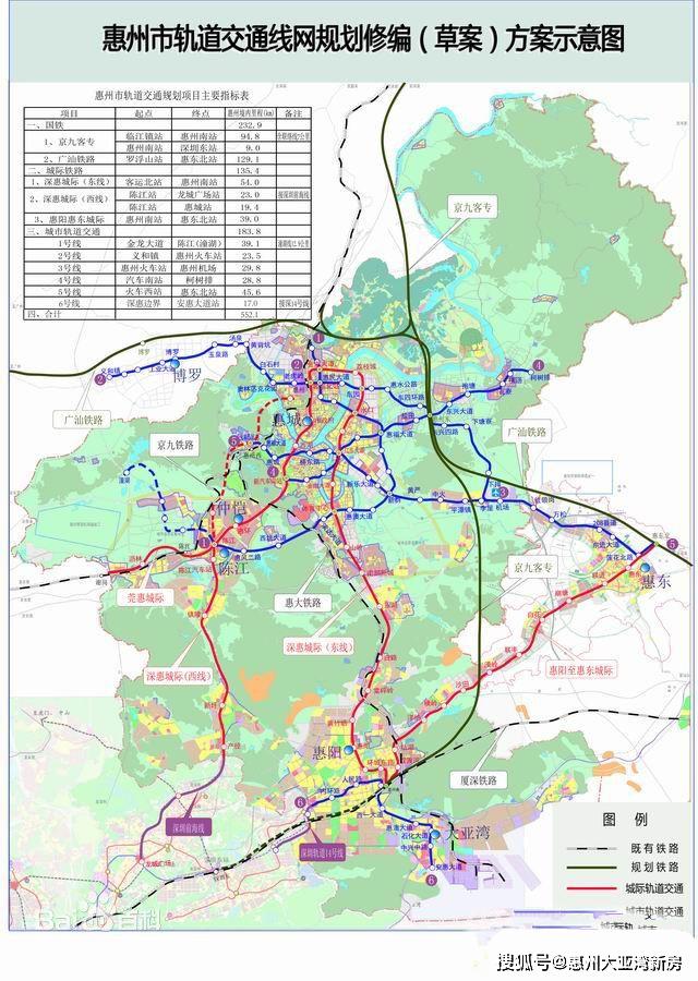 惠州將新增7條輕軌快來看有木有經過你家規劃圖