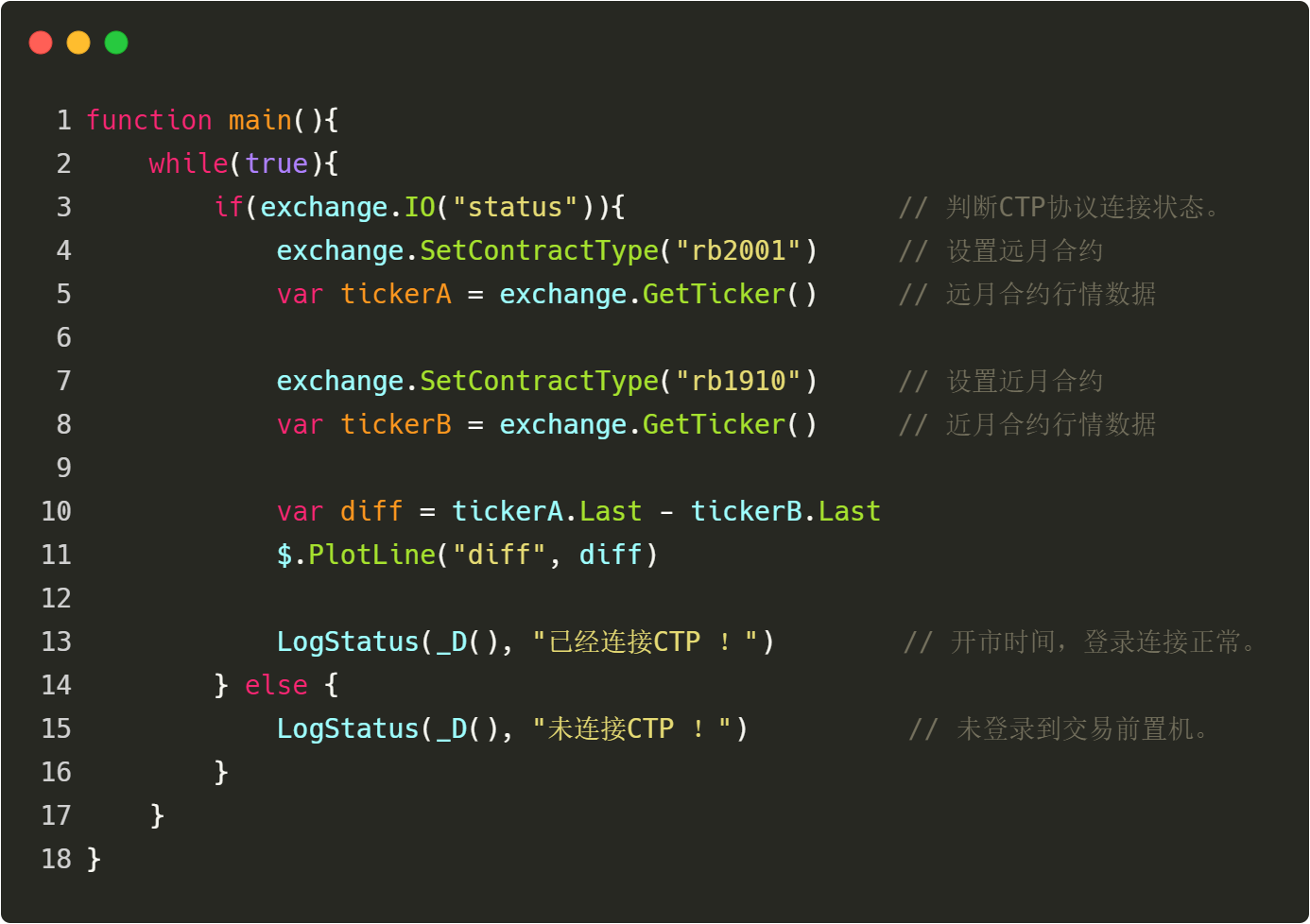 plotline交互部分在策略编辑页面可以直接给策略增加交互控件:在策略