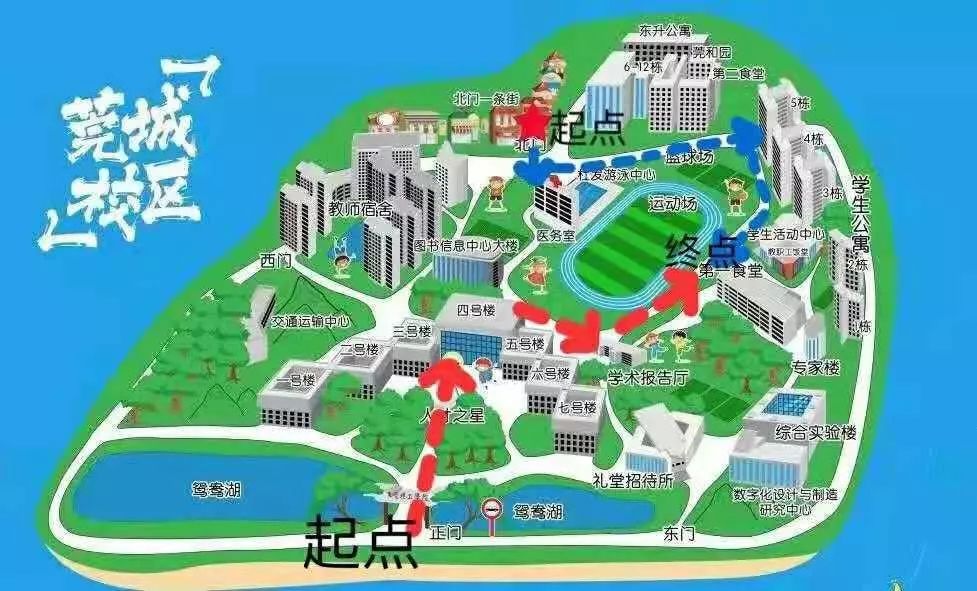 东莞理工城市学院地图图片