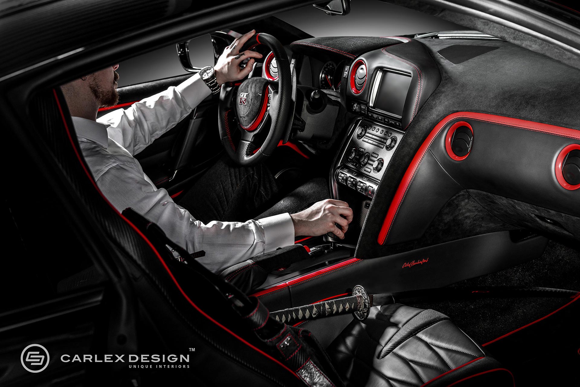 gtr战神的武士风内饰打造