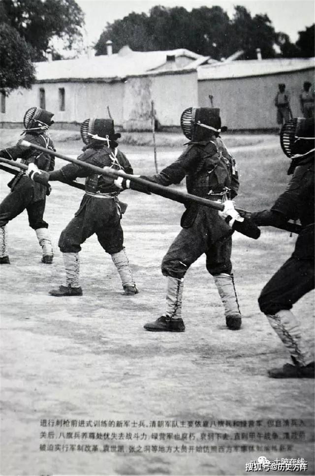 原创清末时期的新军部队清政府推进军事现代化清一色的西洋装备