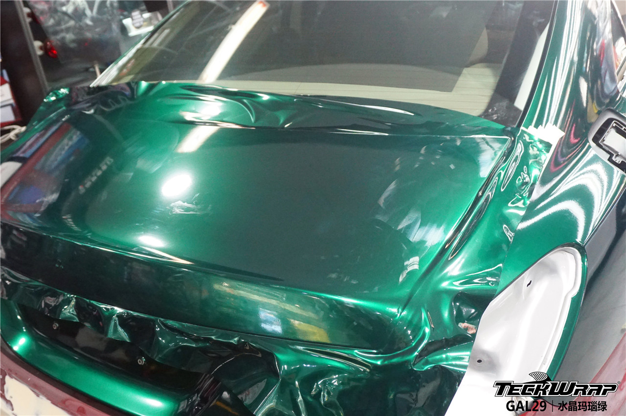 teckwrap秃鹰汽车改色贴膜进口|gal29水晶玛瑙绿