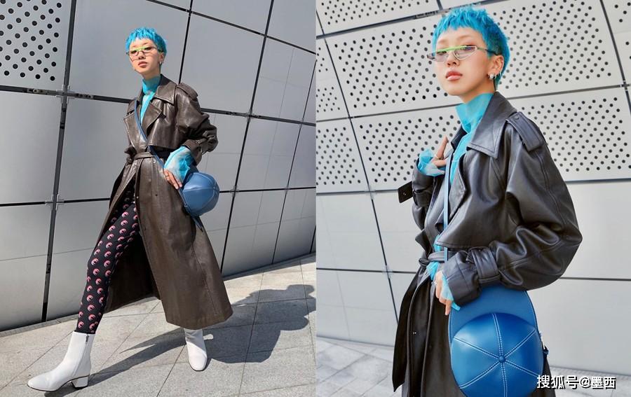 韩国博主nara , 潮酷街头风穿搭,不潮不出街