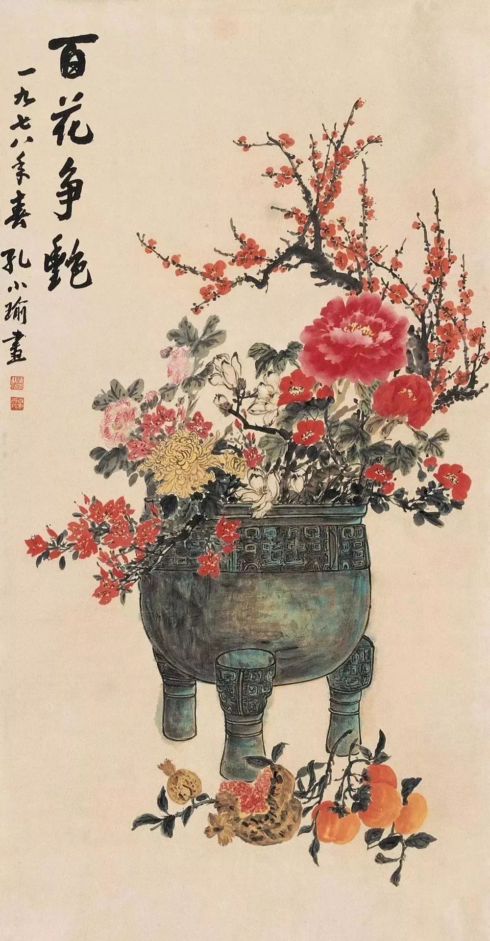 国画里的盆景美不胜收