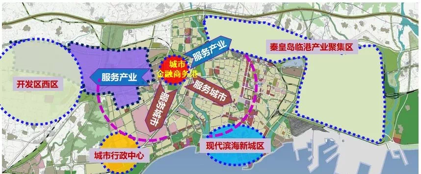 秦皇岛西部片区规划图图片