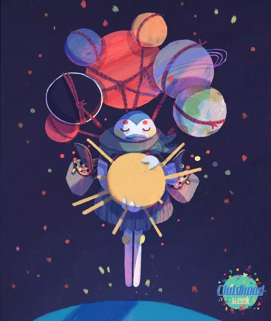 beatriceblue内心有光所画皆暖用线条打造少男少女的童真世界