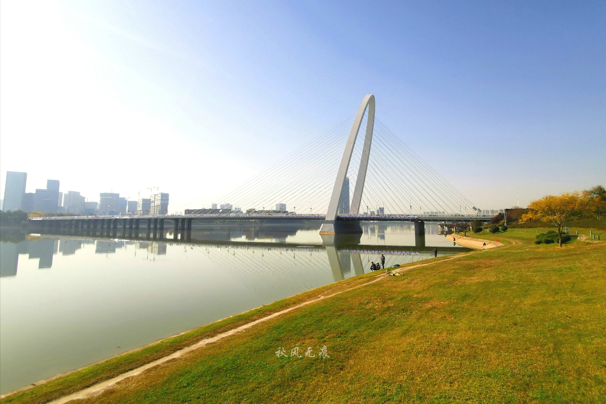 原创广运潭初冬的迷幻秋境