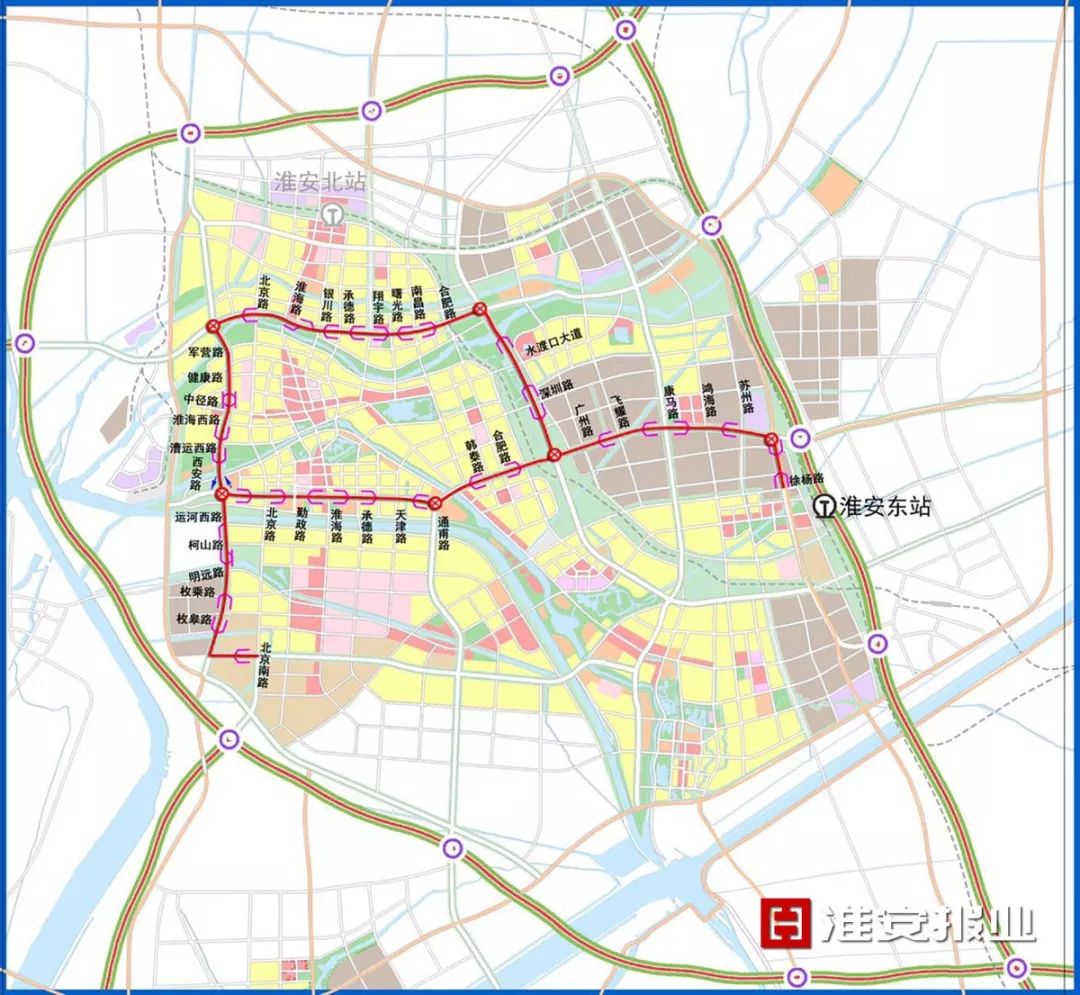 时速80km/h淮安内环高架通行攻略!肯定不绕路!这些车禁止通行!