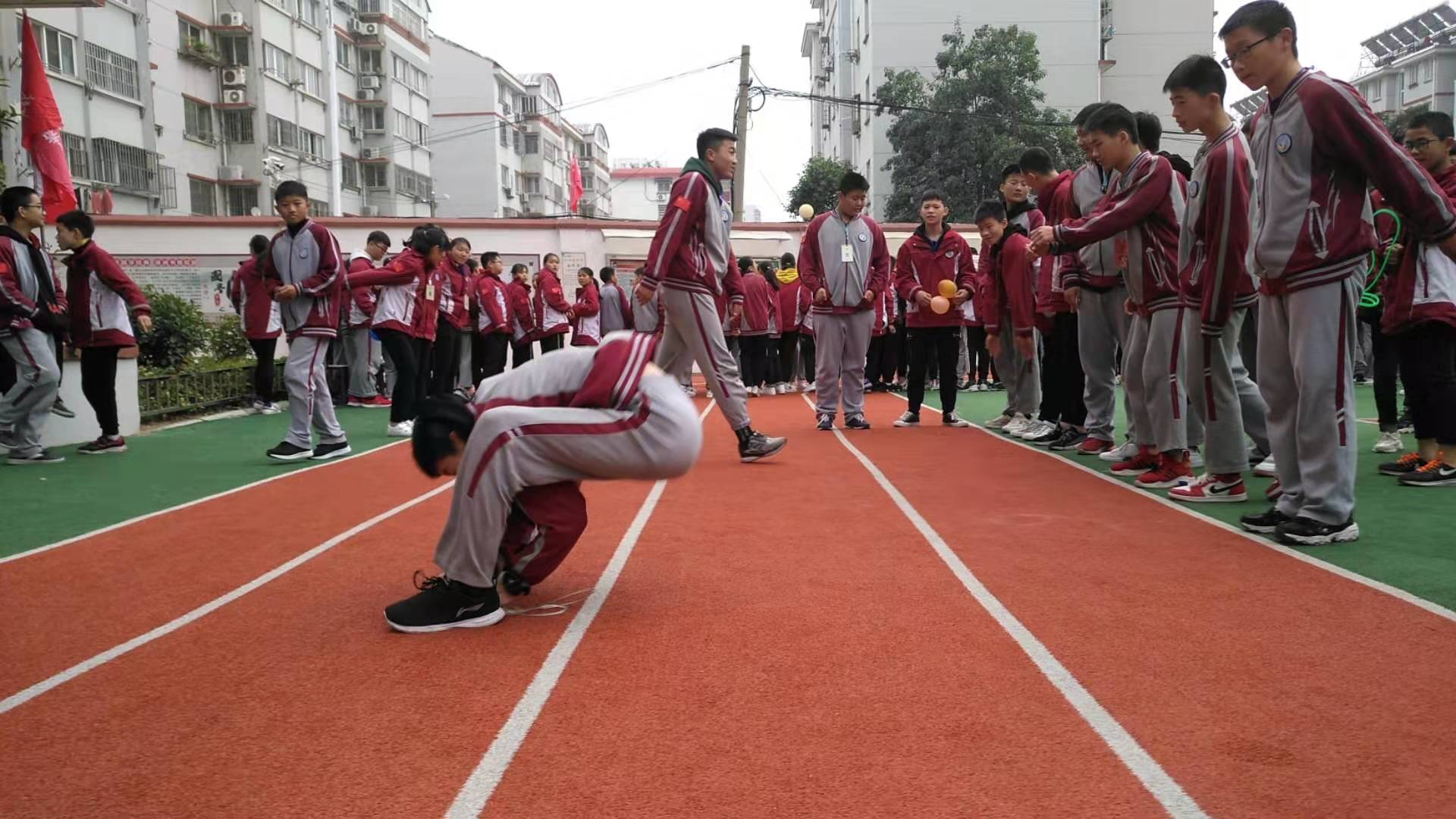 淮安市翔宇中学举行秋冬季运动会