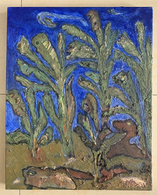 油画艺术家张宏作品惟妙惟肖神态多姿