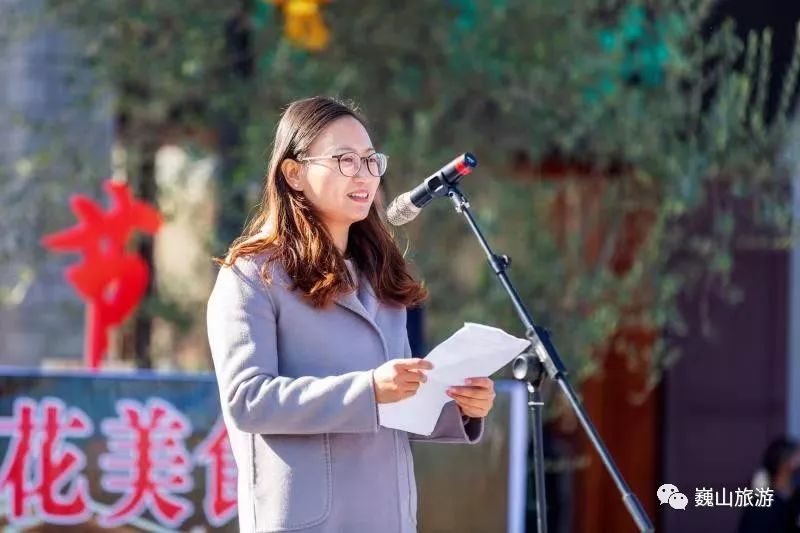 公司董事长马孟波向来宾介绍情况文艺演出接下来五天活动介绍书画展