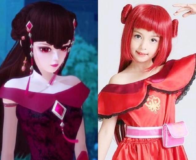 原创当叶罗丽遇到cosplay,王默看起来真的是小学生,冰公发福了吧
