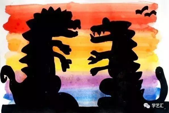 剪影画,剪影卡通,简单的剪影_文秘苑图库