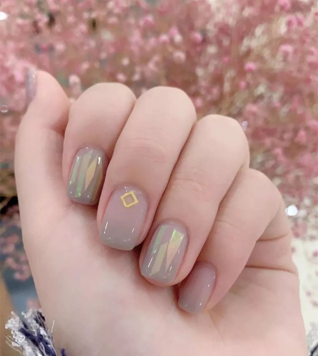 抖音最火的冰河玻璃甲,晶莹剔透!_美甲