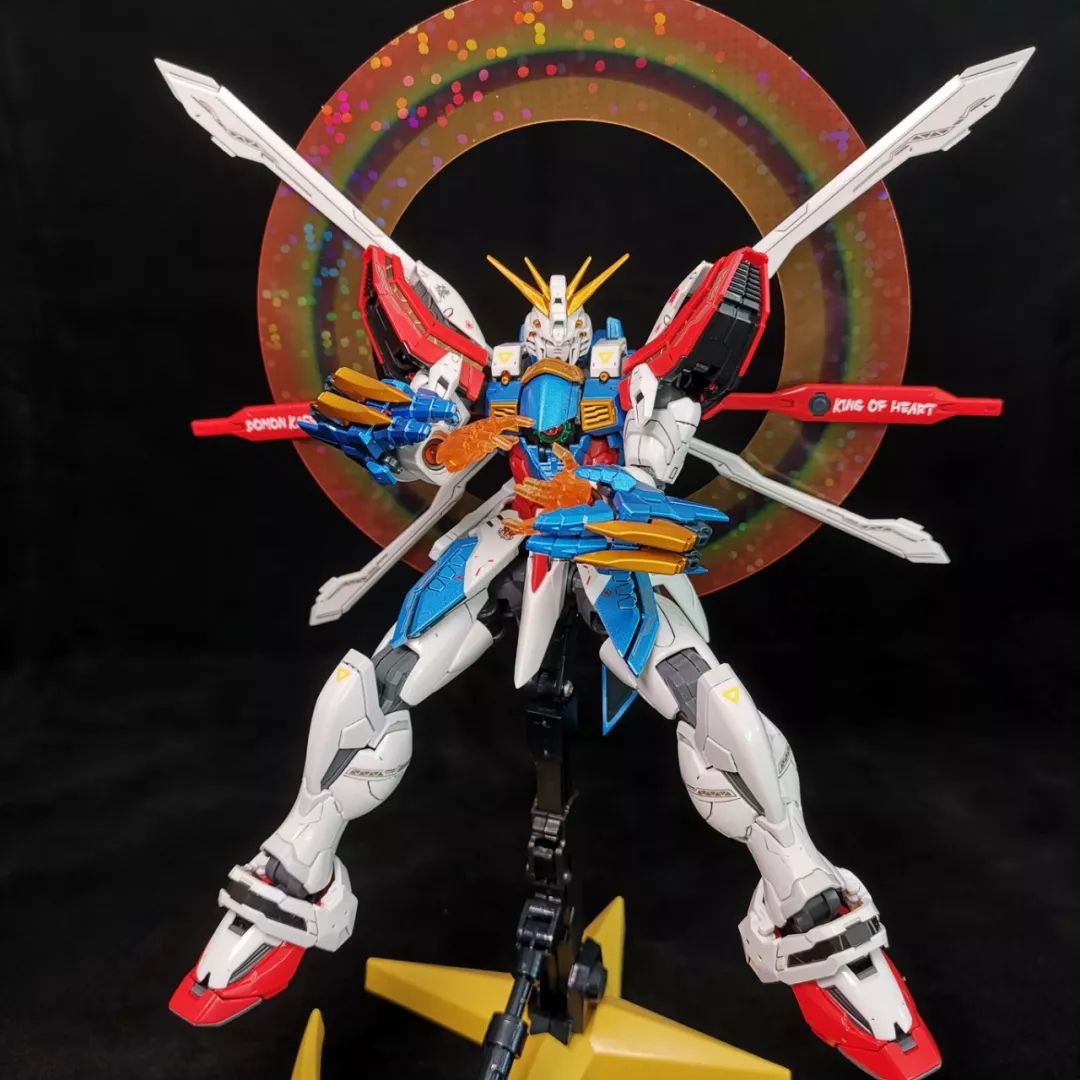 姿势怎么摆都很帅hirm神高达凑热闹轻微改色制作