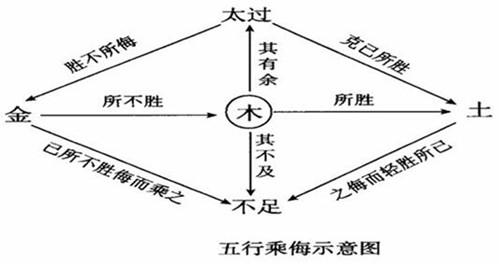 相生相克相乘相侮表图片