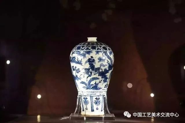 天下第一元青花——“萧何月下追韩信”梅瓶_瓷器