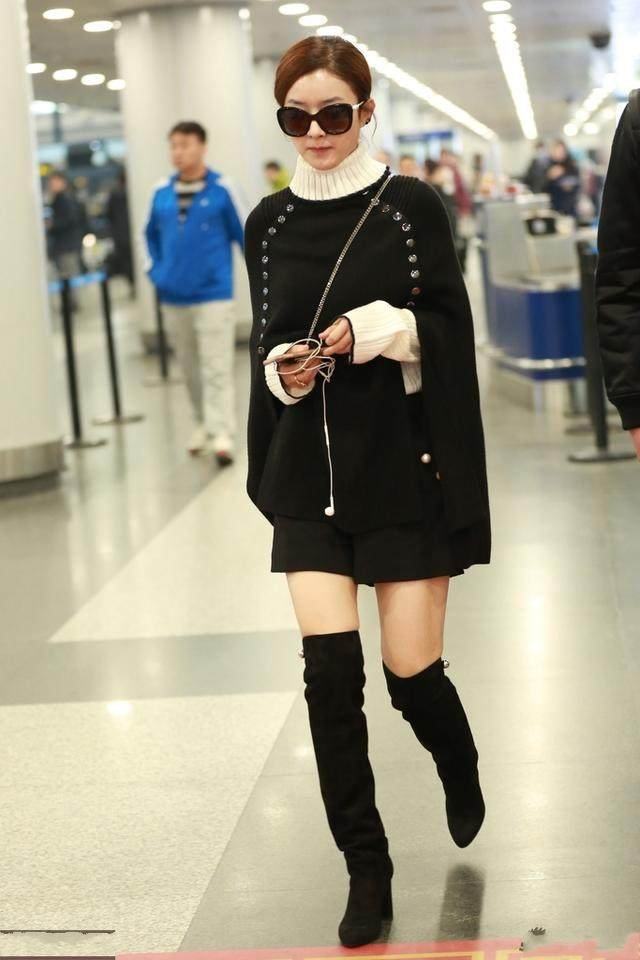 赵丽颖小短腿五五分身材无法看那是因为你没有看过她的大长腿