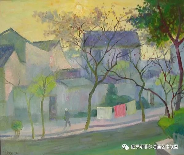 中国油画界当之无愧的色彩大师陈钧德油画作品欣赏