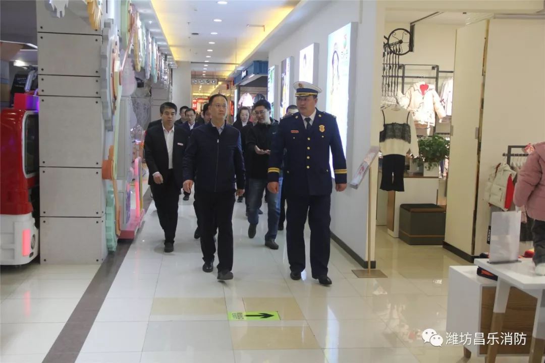 昌乐县委常委,副县长桑海强带队开展消防安全检查