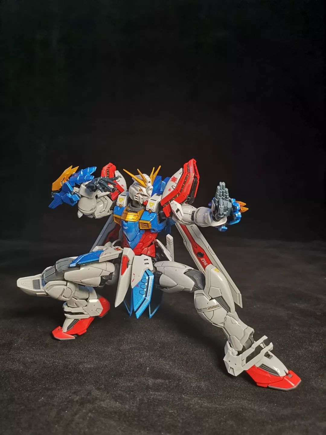 姿势怎么摆都很帅hirm神高达凑热闹轻微改色制作