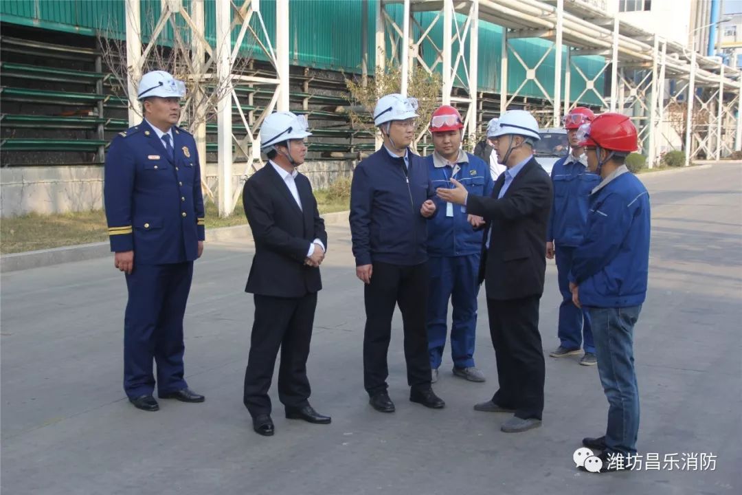 昌乐县委常委,副县长桑海强带队开展消防安全检查