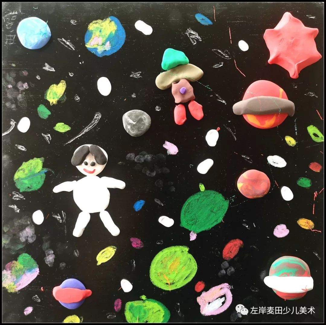 太空种子绘画图片