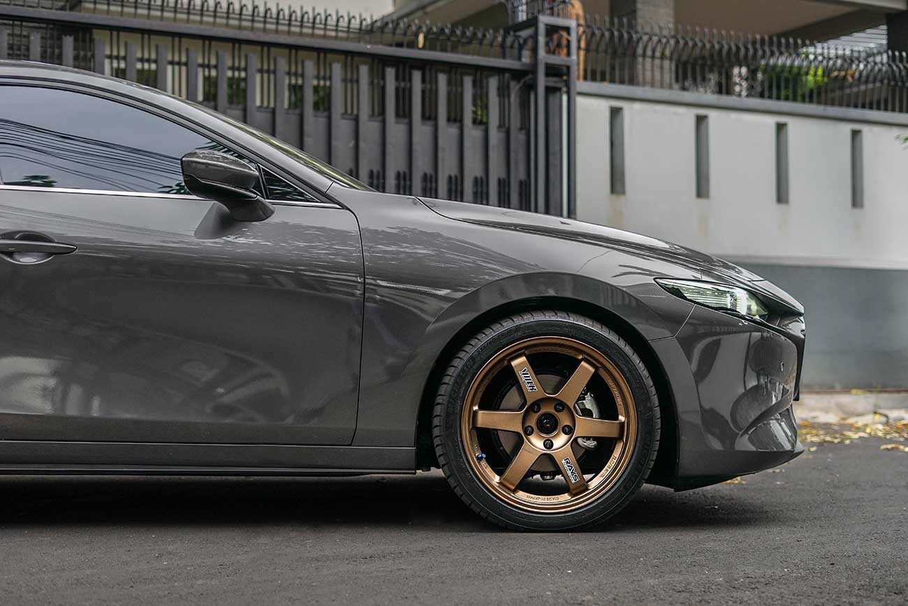 新昂克赛拉rays te37轮毂改装案例_搜狐汽车_搜狐网