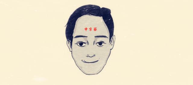 申字脸型的男人图片