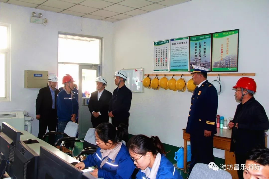 昌乐县委常委副县长桑海强带队开展消防安全检查