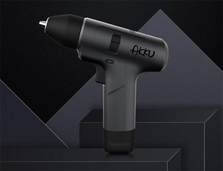 小米有品上架多功能双速锂电钻可拆卸电池包一键切换正反转