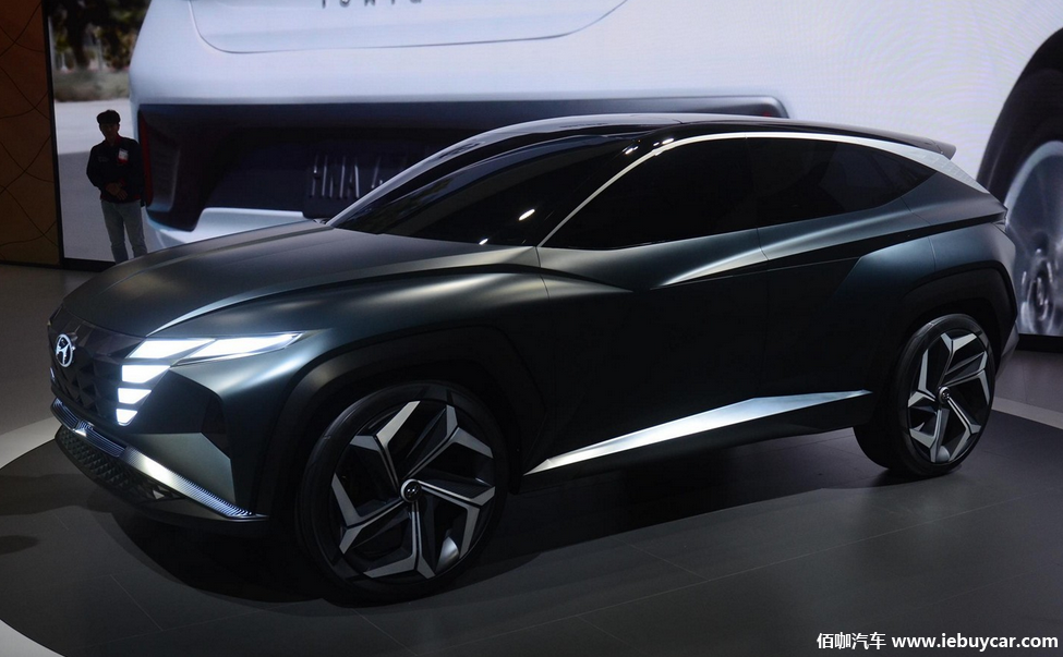 现代visiont概念车亮相洛杉矶车展有望预览2020年亮相的新一代途胜