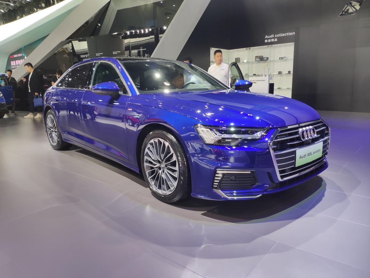 行政级轿车插电混动奥迪a6l成广州车展新能源领袖