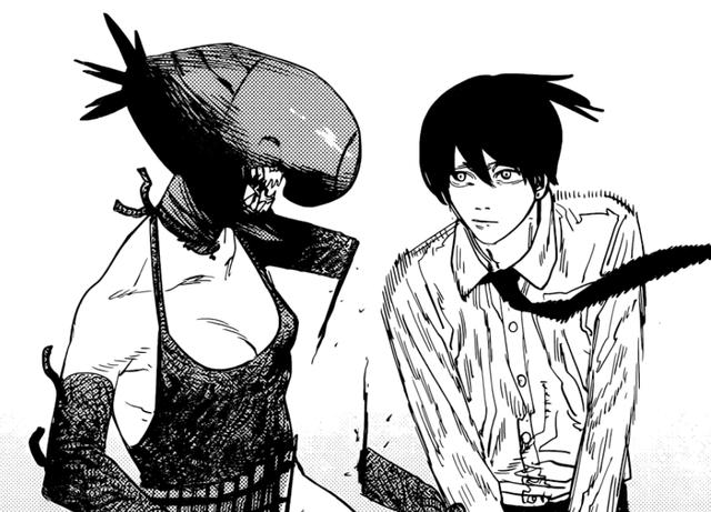 原创电锯人48话炸弹与电锯开战结果不出所料