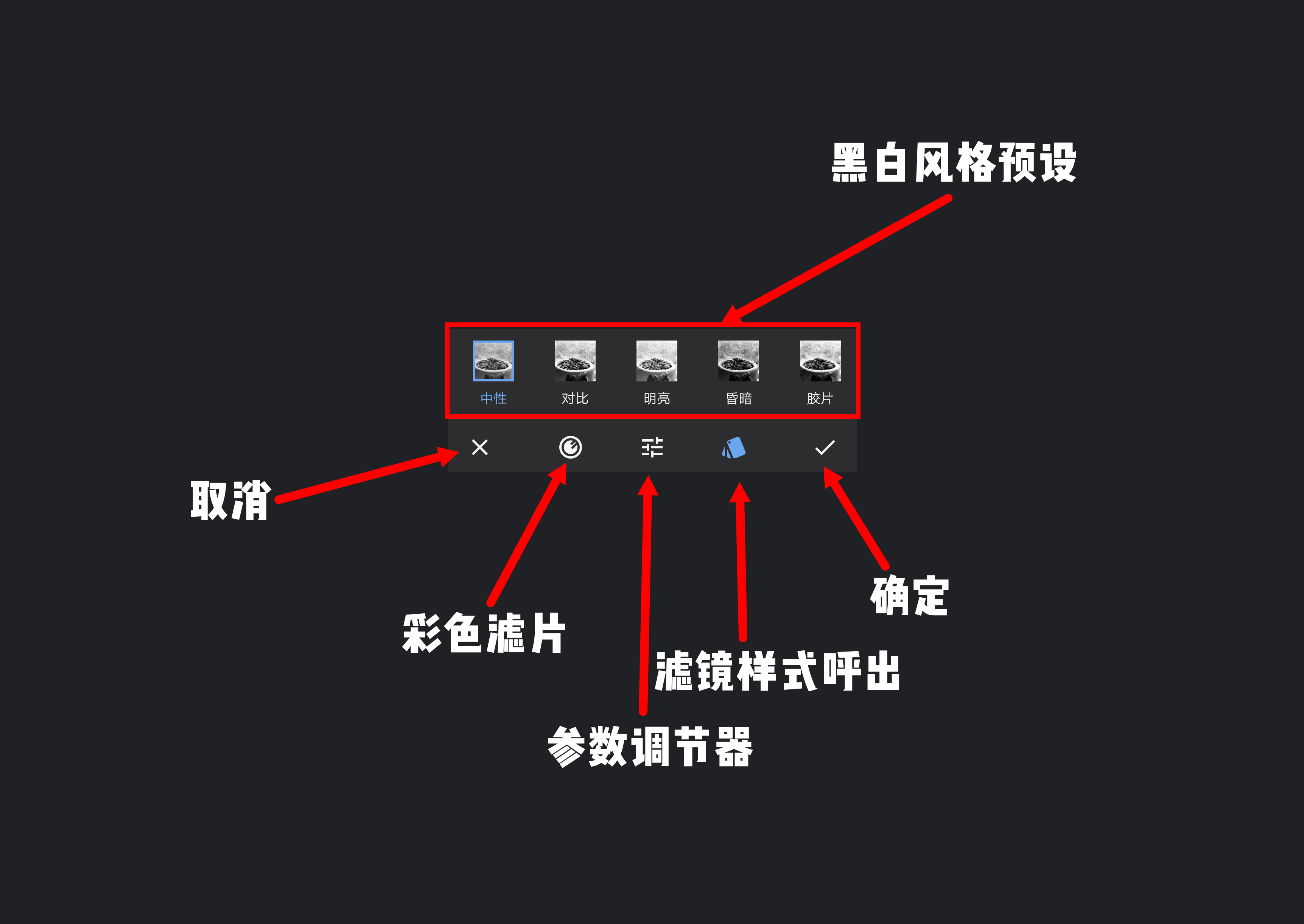 snapseed黑白颜色反转图片