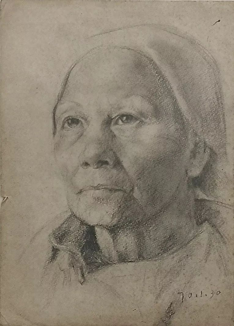 陈丹青退步画展素描手稿篇