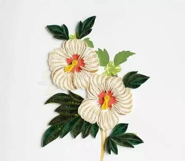 不常见的衍纸艺术立体纸卷做的花也能这么美啊