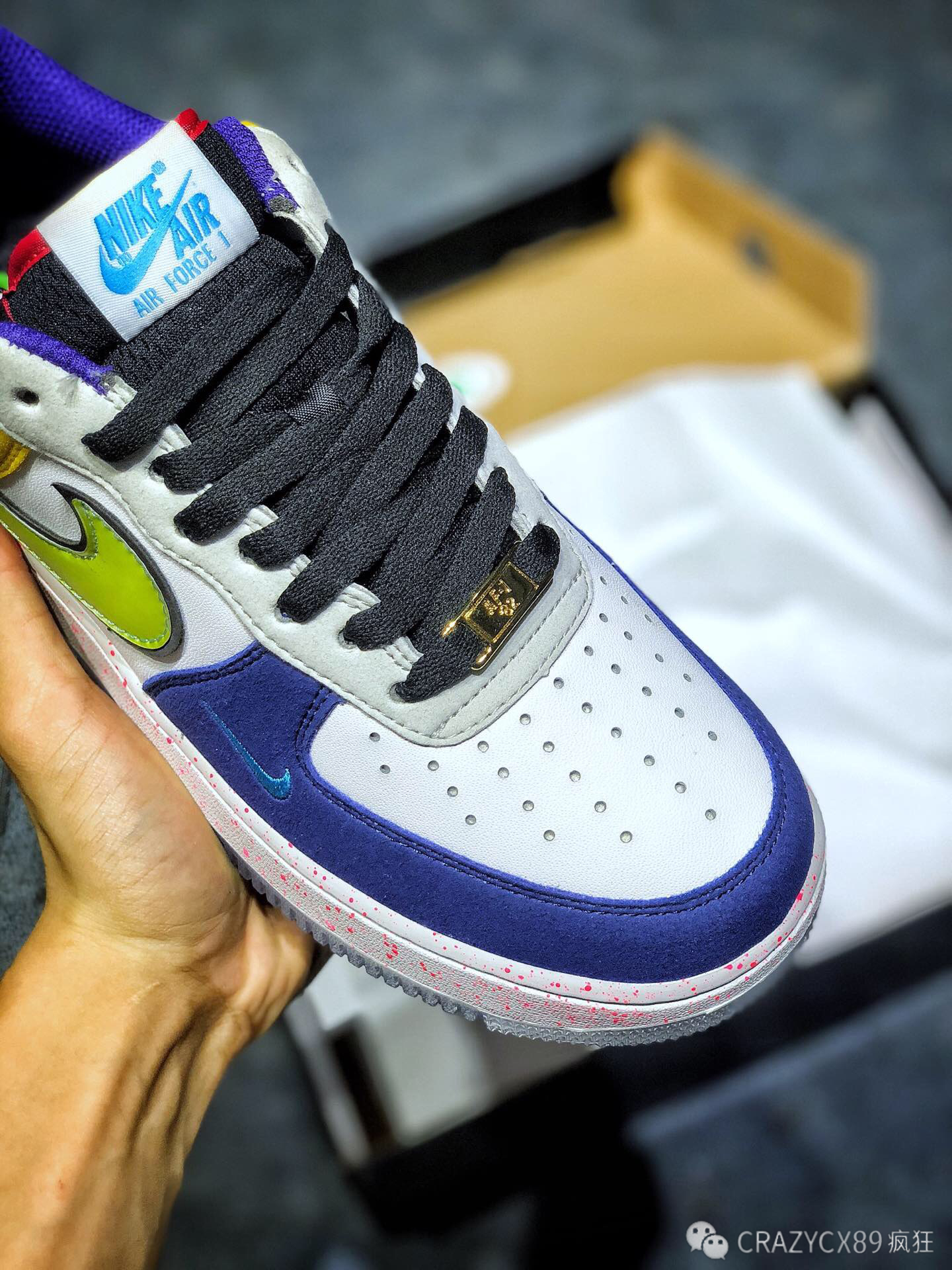 空军一号鸳鸯 nike air force 1 low "what the la" 洛杉矶限定