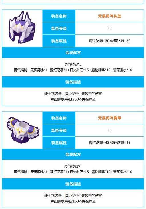 奶块t5四大职业武器装备说明