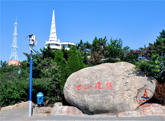 登上大连莲花山观景台,看大连全景的地方,山盟海誓爱的制高点