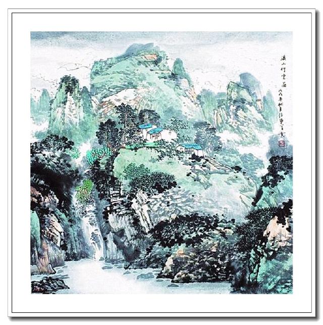 大山情怀张军山水画