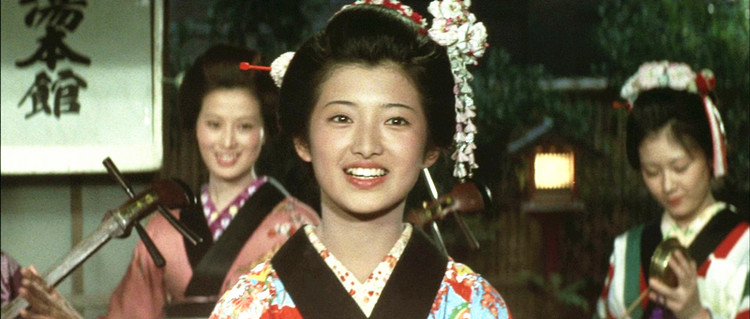 惊艳旧时光:日本明星山口百惠,曾被誉为"樱花女神"_舞女