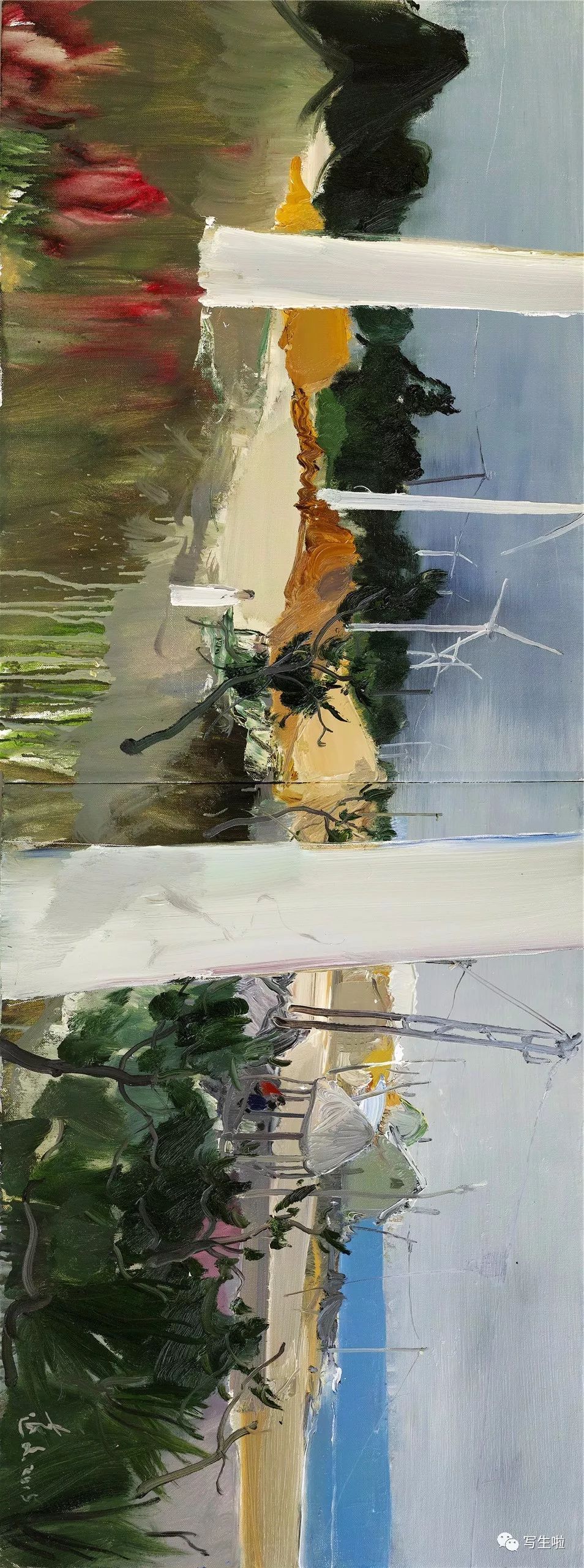 隐秘的激情段远文风景写生作品