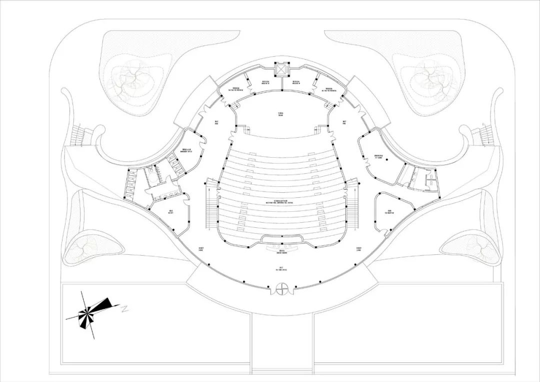 流线式建筑平面图图片