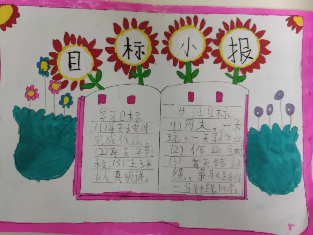 小学二年级努力目标图片