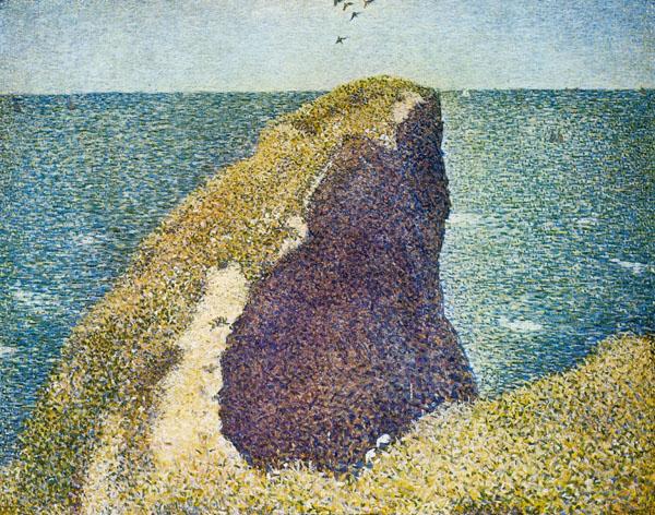 法国印象派画家修拉的点彩油画作品欣赏