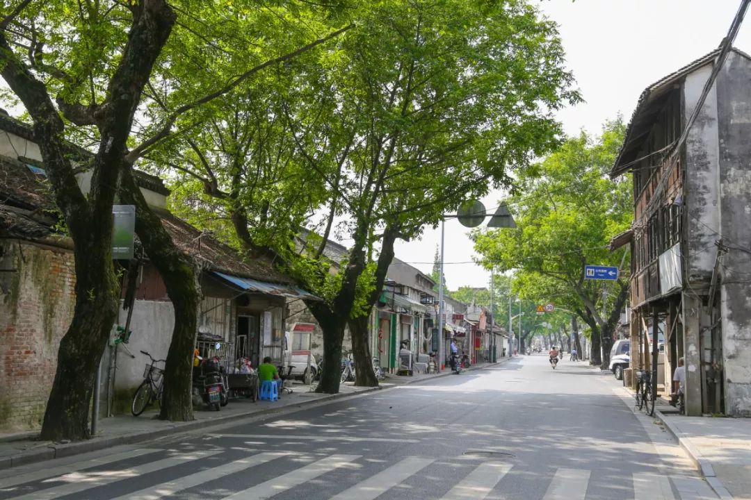 松江中山西路老街图片