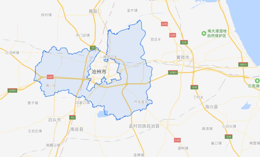 沧县地图乡镇图片